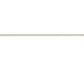 18ct Yellow Gold Solid Round Curb Chain 18"