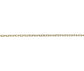 9ct Yellow Gold 18" Hammer File Trace Chain