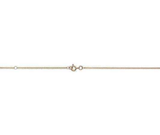 9ct Yellow Gold 18/20" Adjustable Flat Curb Chain