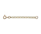 9ct Yellow Gold Curb Extender Chain 5cm