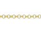 9ct Yellow Gold Solid Round Belcher Link Chain 18"