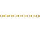 9ct Yellow Belcher ¾ Oval Filed 18"/45cm Belcher Chain