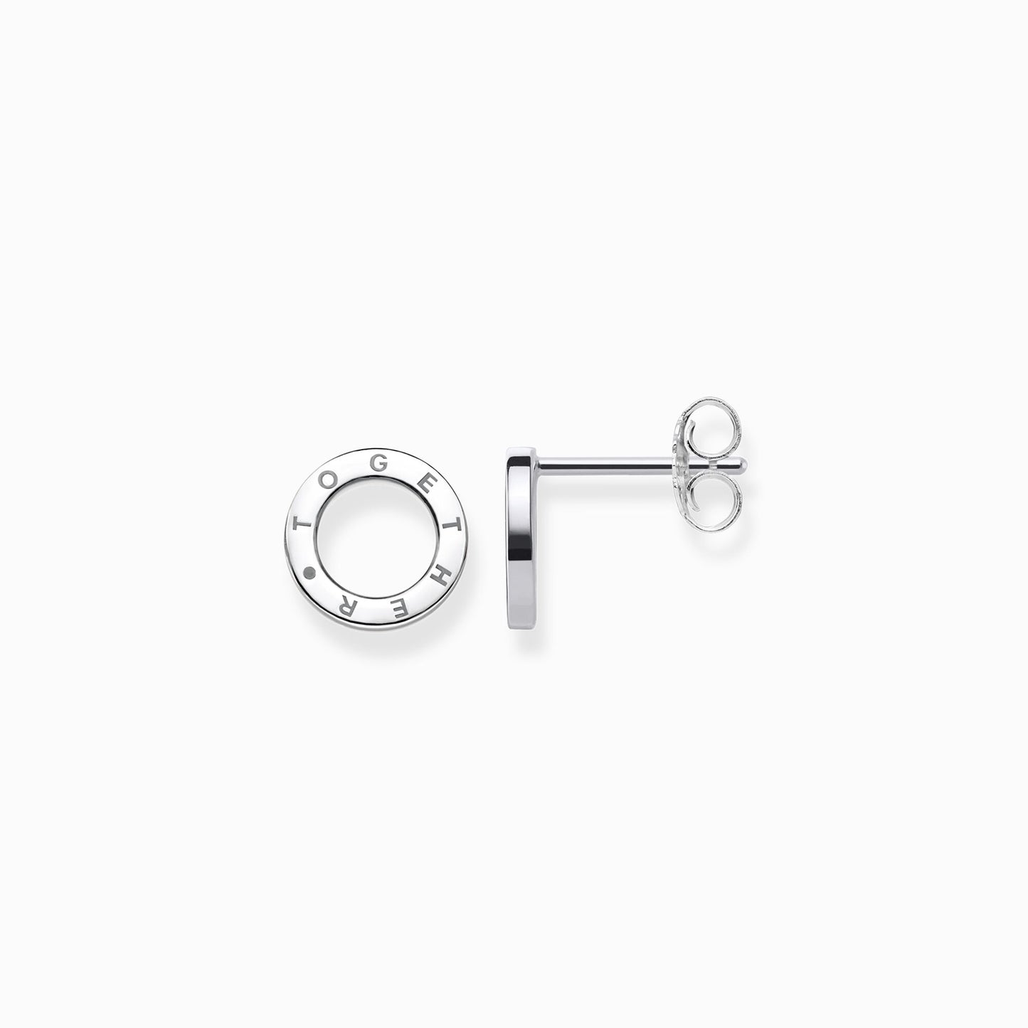 Thomas Sabo Sterling Silver Together Circle Stud Earrings H1946-001-12
