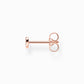 Thomas Sabo Rose Gold Plated Cubic Zirconia Single Heart Earring H2145-416-14