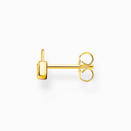 Thomas Sabo Yellow Gold Plated Single Padlock Stud H2219-414-14