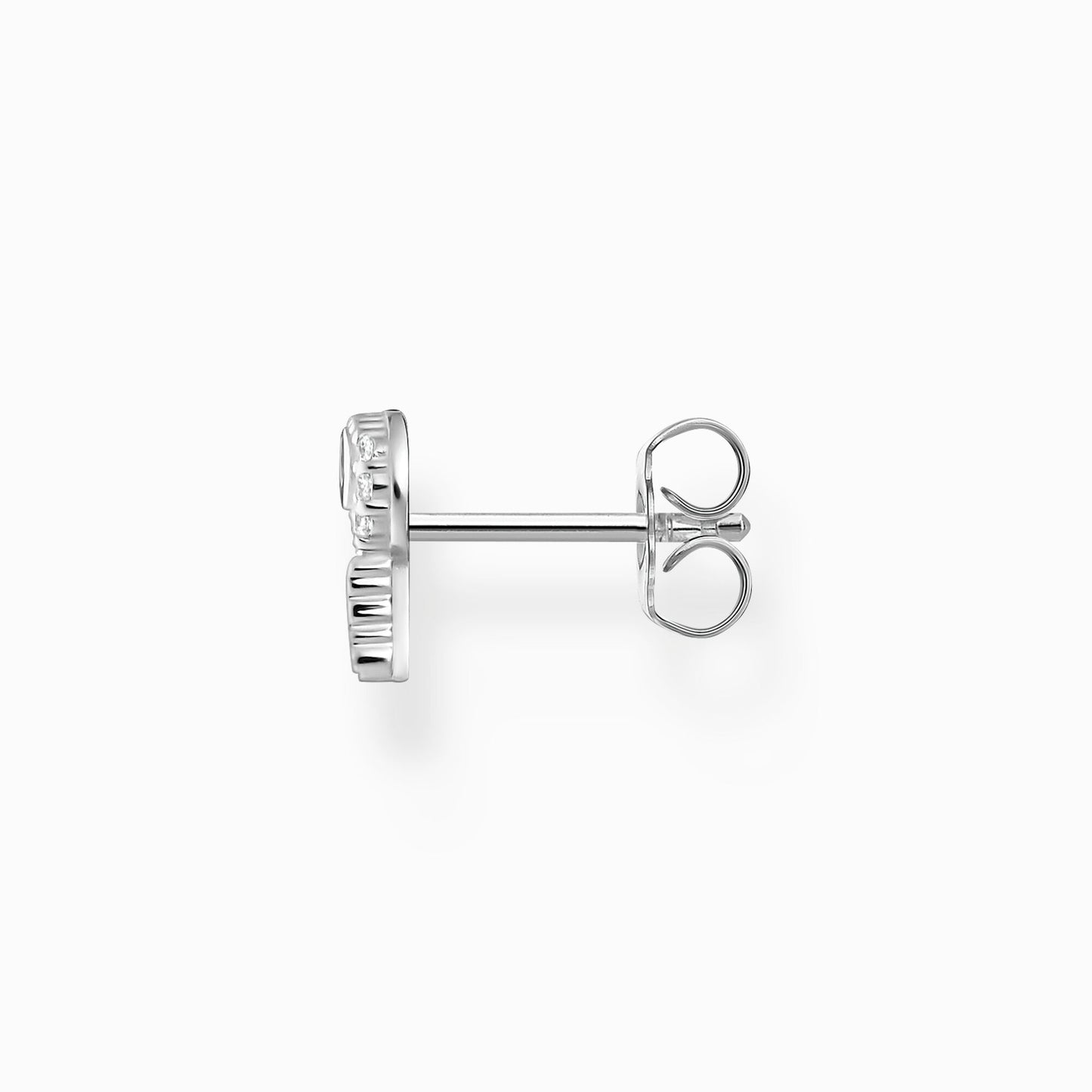 Thomas Sabo Sterling Silver Cubic Zirconia Single Key Earring H2220-051-14