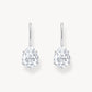 Thomas Sabo Sterling Silver White Cubic Zirconia Pear Drop Earrings H2290-051-14