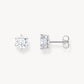 Thomas Sabo Sterling Silver Cubic Zirconia 6 Claw Stud Earrings H2300-051-14