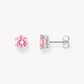 Thomas Sabo Sterling Silver Pink Cubic Zirconia Stud Earrings H2300-051-9
