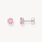 Thomas Sabo Sterling Silver Pink Cubic Zirconia Stud Earrings H2301-051-9