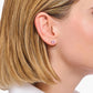 Thomas Sabo Sterling Silver Pink Cubic Zirconia Stud Earrings H2301-051-9