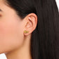 Thomas Sabo Yellow Gold Plated True Romance Rose Stud Earrings H2314-413-39