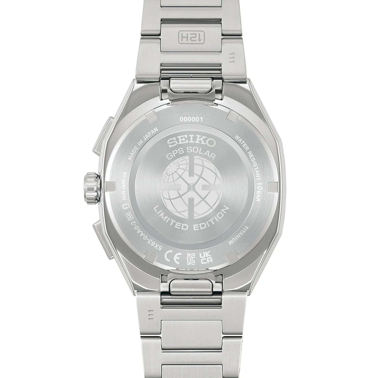 Seiko 145th Anniversary Astron GPS Solar Limited Edition 5X63 in White-Silver Watch HAB004J1
