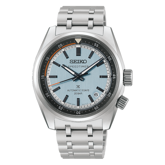 Seiko Prospex “Heritage Motoring” Countdown Speedtimer in Powder Blue HBC003J1