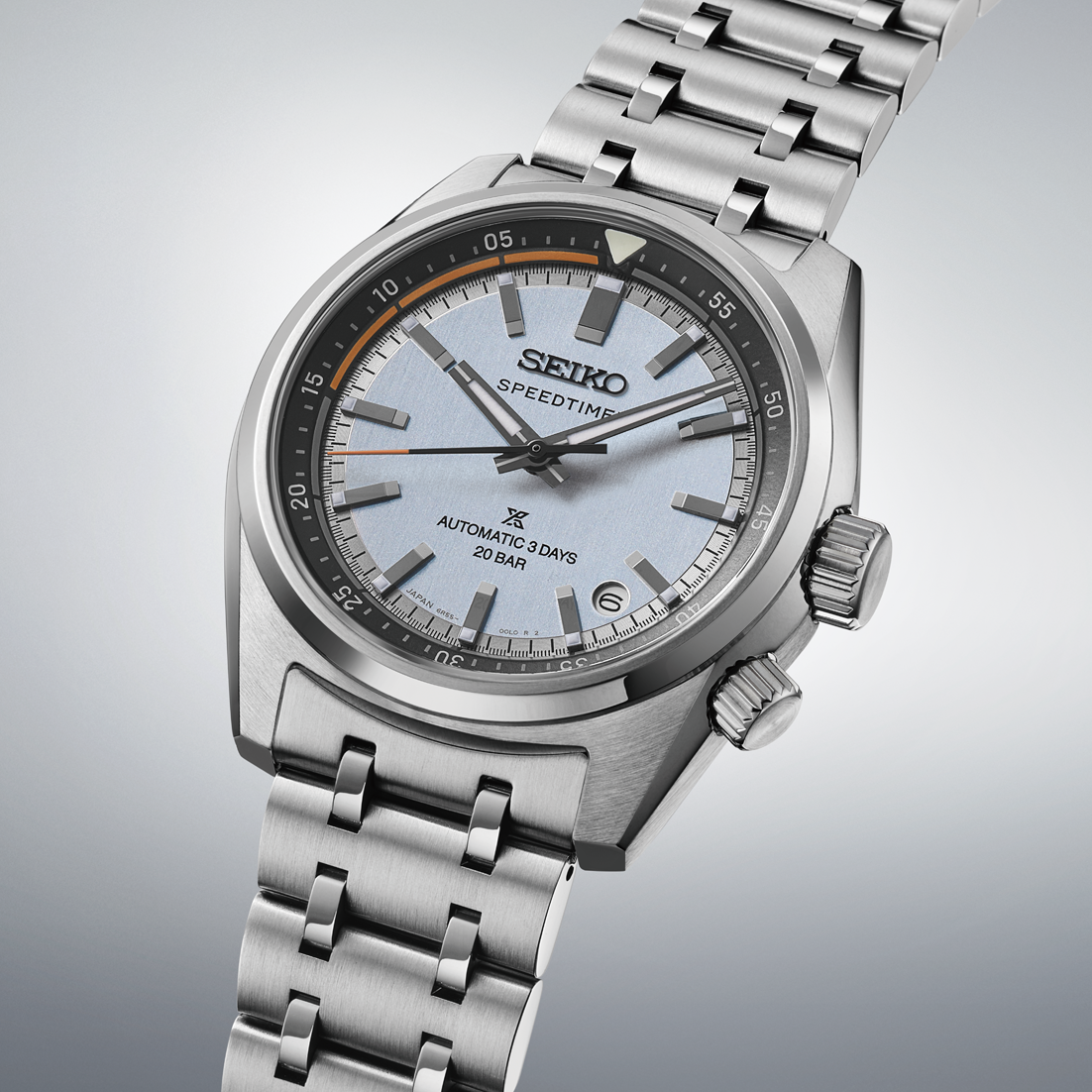 Seiko Prospex “Heritage Motoring” Countdown Speedtimer in Powder Blue HBC003J1