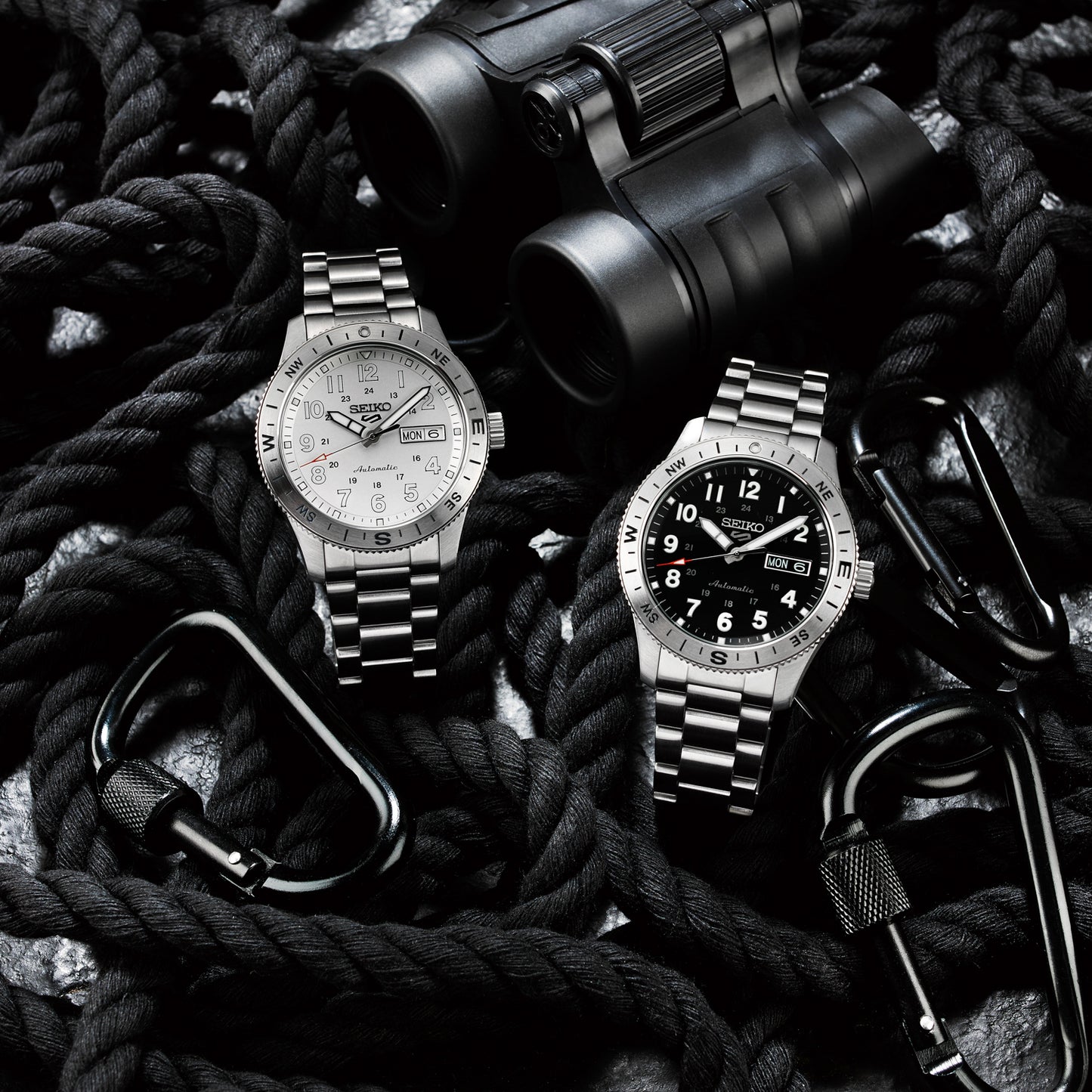 Seiko 5 Sports Field Watch in White Ensign HDB007K1