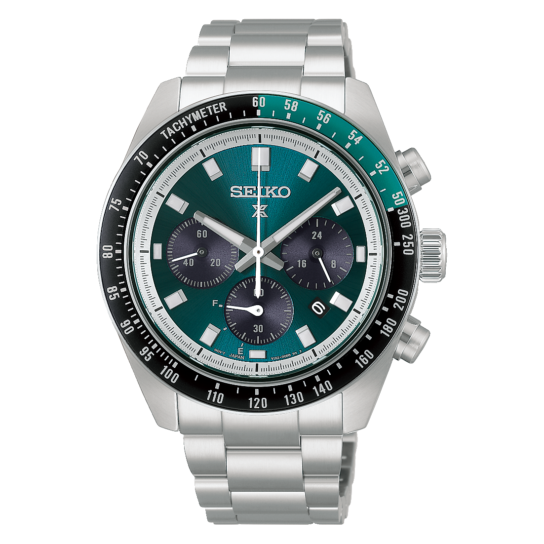 Seiko Prospex Speedtimer ‘Racing’ Solar Chronograph Watch in Green HBJ003P1