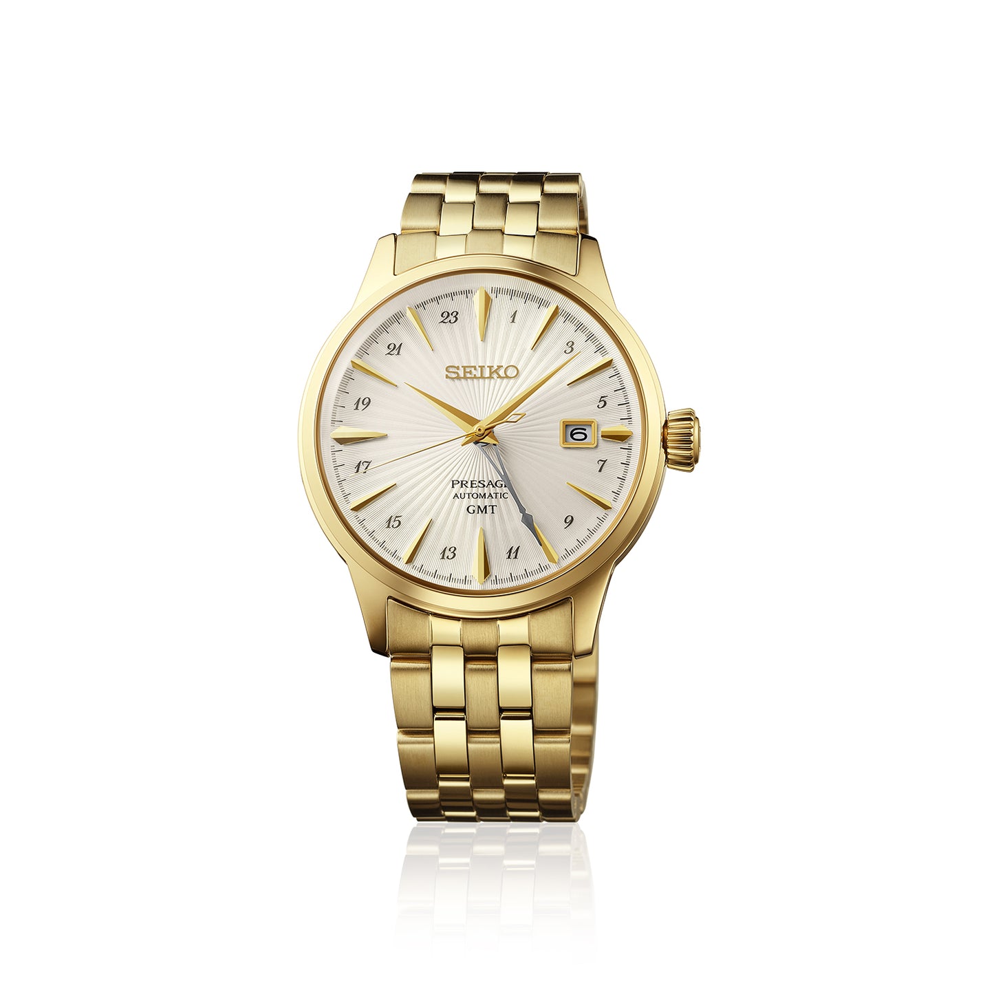 Seiko Presage Cocktail Time 'Daiquiri' GMT Watch HCB004J1
