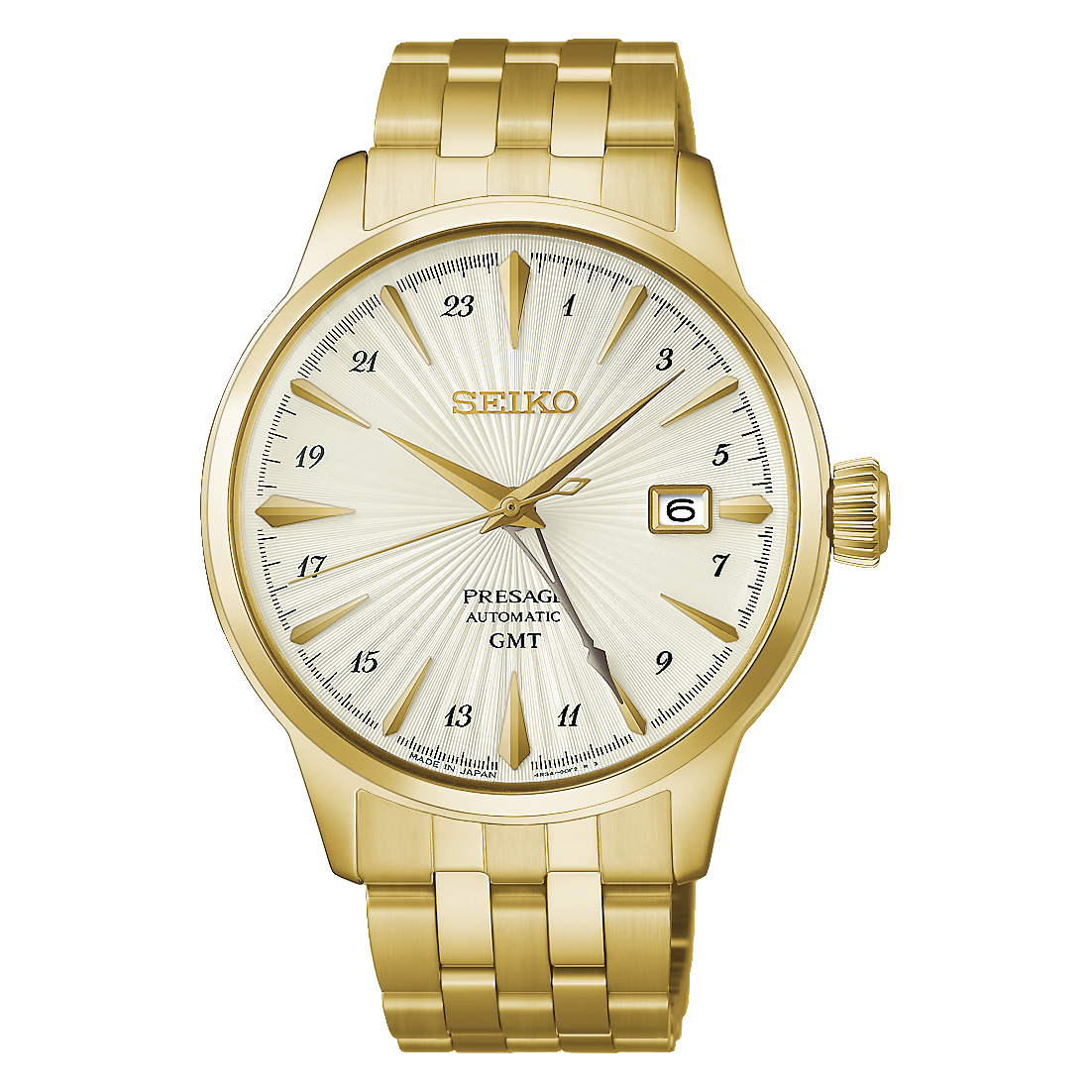 Seiko Presage Cocktail Time 'Daiquiri' GMT Watch HCB004J1