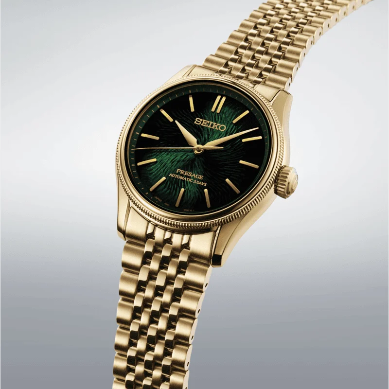 Seiko Presage Classic Series x Tradman’s Bonsai Limited Edition Watch in Matsuba-iro green HCC009J1