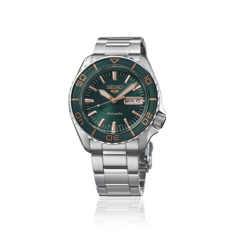 Seiko 5 Sports SKX SNZH In 'Tweed Green' Watch HBD005K1