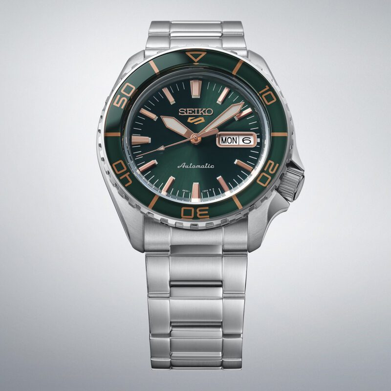 Seiko 5 Sports SKX SNZH In 'Tweed Green' Watch HBD005K1