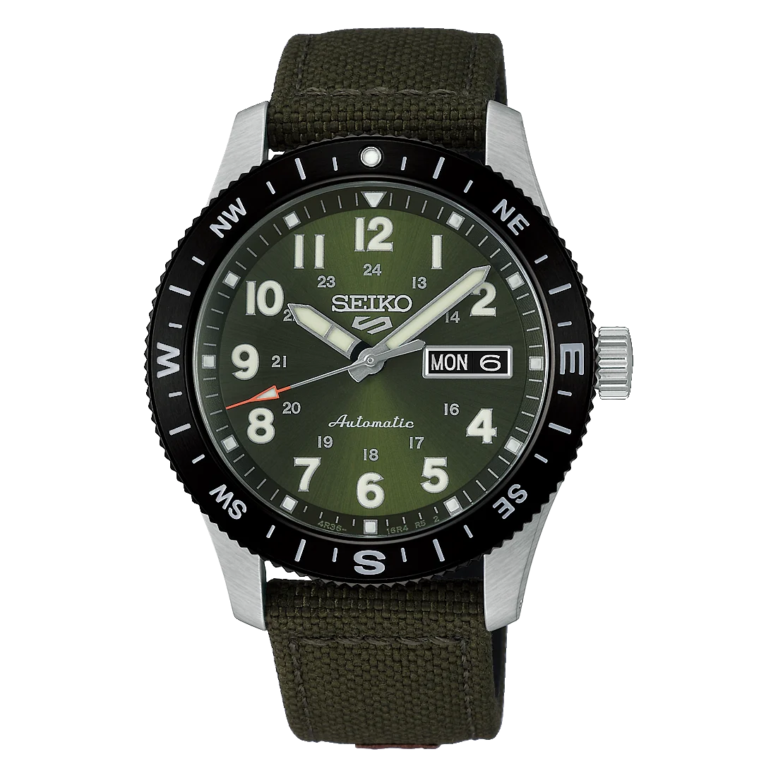 Seiko 5 Sports Field Watch In Fatigue Green HDB008K1