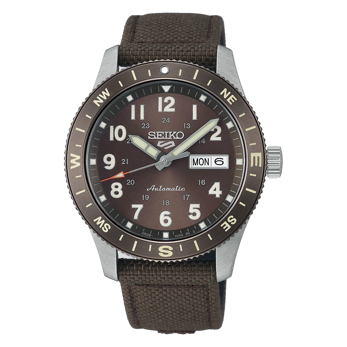 Seiko 5 Sports Field Watch In Coyote Brown HDB009K1
