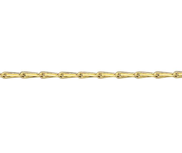 9ct Yellow Gold Barleycorn Hayseed Chain 20"