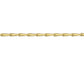 9ct Yellow Gold Barleycorn Hayseed Chain 20"