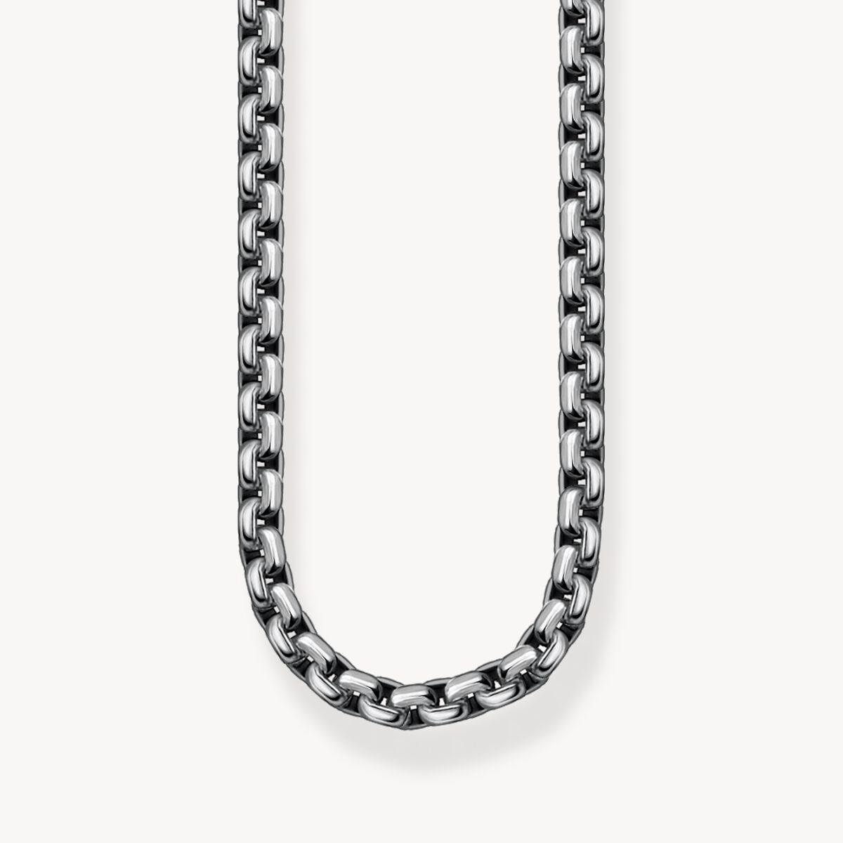 Thomas Sabo Sterling Silver Oxidised Heavy Venezia Chain 53cm KE1110-001-12