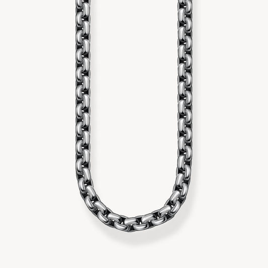 Thomas Sabo Sterling Silver Oxidised Heavy Venezia Chain 53cm KE1110-001-12