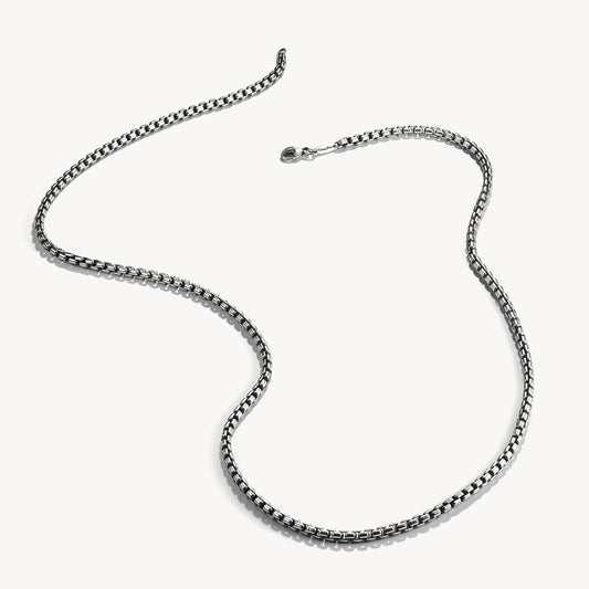 Thomas Sabo Sterling Silver Venezia Blackened 70cm Chain KE1110-001-12-L70