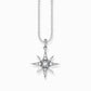 Thomas Sabo Sterling Silver Cubic Zirconia Star Necklace KE1825