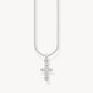 Thomas Sabo Sterling Silver Cubic Zirconia Mini Cross Necklace KE2069-051-14