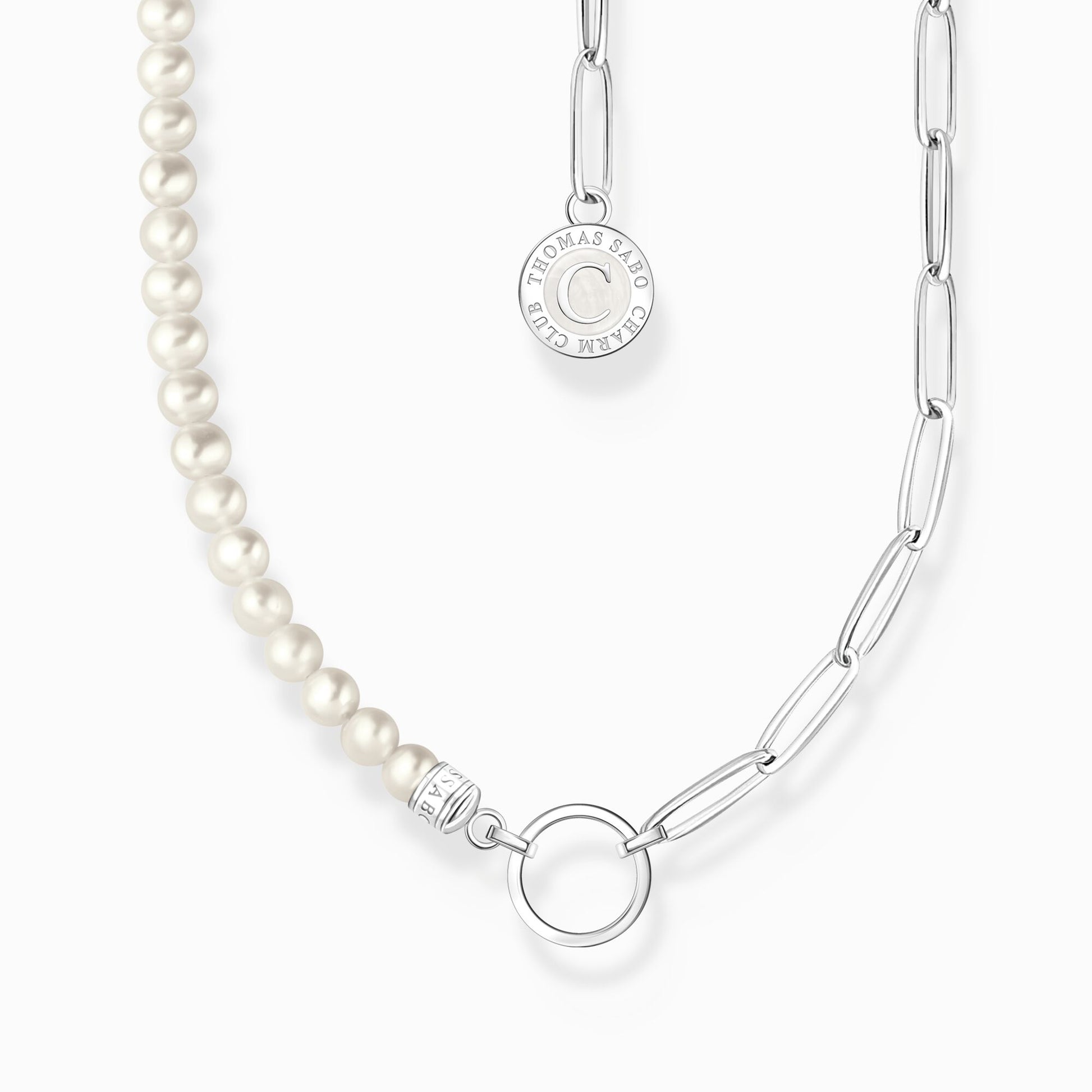 Thomas Sabo Pearl Bead Charm Necklace | Peter Jackson the Jeweller