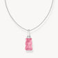 Thomas Sabo Sterling Silver Pink Haribo Bear Cubic Zirconia Necklace KE2209-052-9