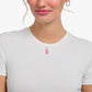 Thomas Sabo Sterling Silver Pink Haribo Bear Cubic Zirconia Necklace KE2209-052-9