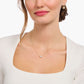 Thomas Sabo Yellow Gold Plated Cubic Zirconia Necklace KE2210-414-14