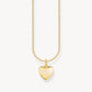 Thomas Sabo Yellow Gold Plated Heart Necklace KE2234-413-39