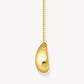 Thomas Sabo Yellow Gold Plated Organic Drop Necklace KE2281-413-39