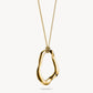 Thomas Sabo Natural Beauty Yellow Gold Plated Open Necklace 70cm KE2319-413-39