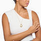 Thomas Sabo Natural Beauty Yellow Gold Plated Open Necklace 70cm KE2319-413-39