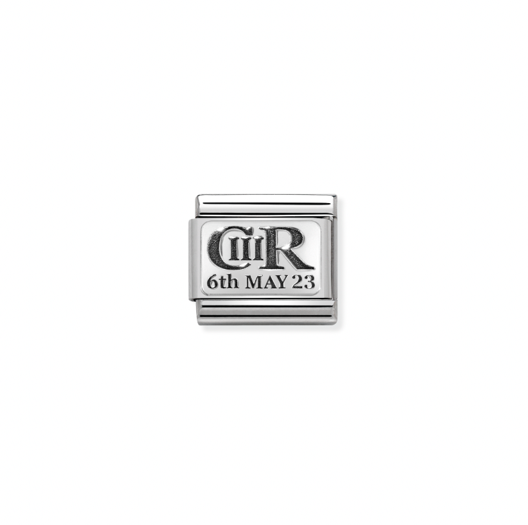 Nomination Classic King Charles Coronation 2023 Link Charm 330111/40