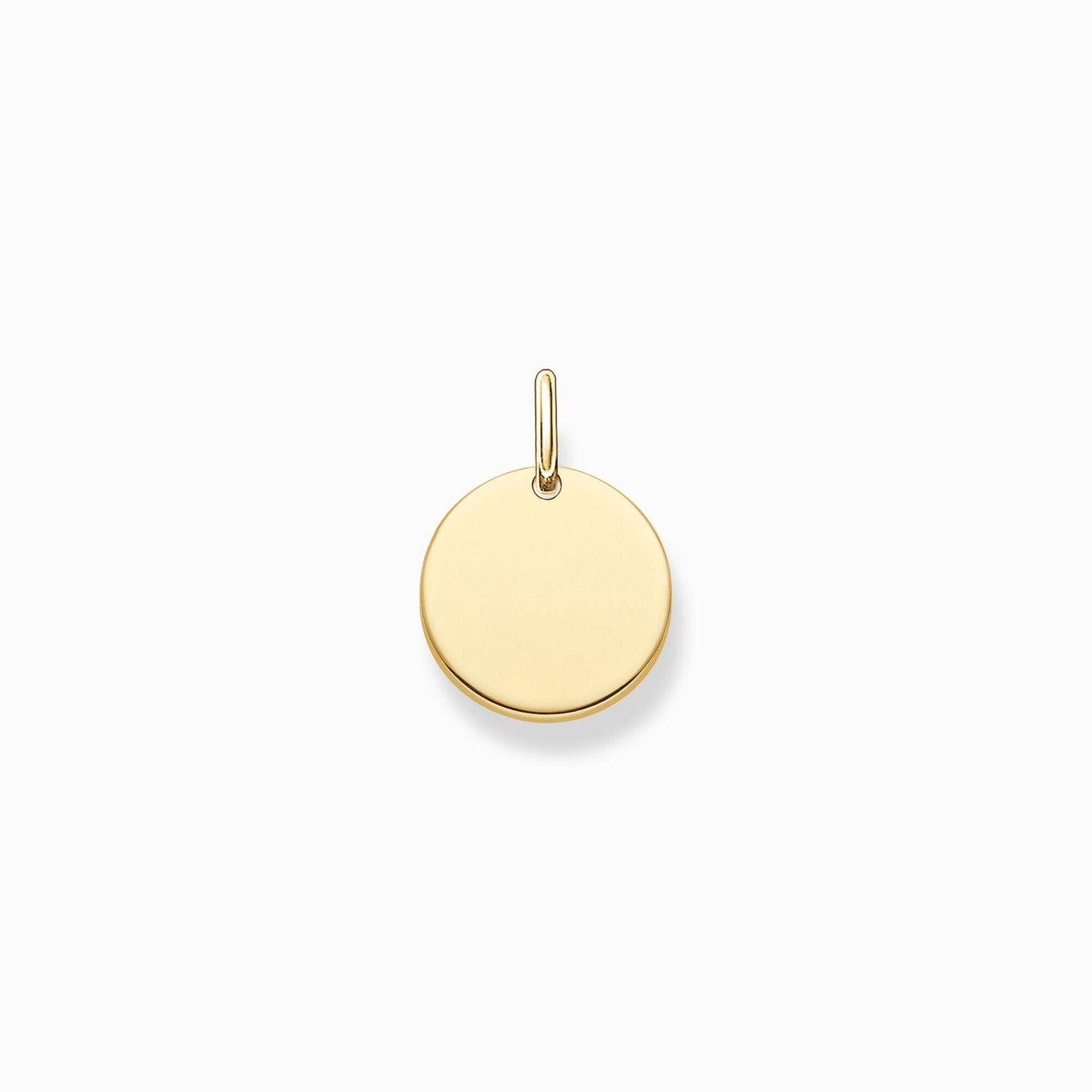 Thomas Sabo Yellow Gold-Plated Disc Pendant LBPE0001