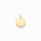 Thomas Sabo Yellow Gold-Plated Disc Pendant LBPE0001