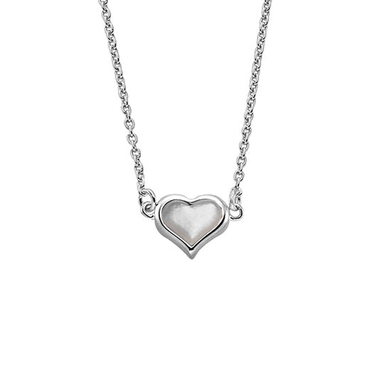 Little Stars Talitha Mother of Pearl Heart Necklace LSN0563