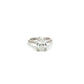 Platinum 2.51ct Laboratory Grown Oval Diamond Ring Size M