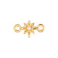 Permanent White Cubic Zirconia Star Connector PJ-GV3105