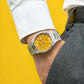 Citizen Tsuyosa Automatic Sunray Yellow Dial Watch NJ0150-56Z